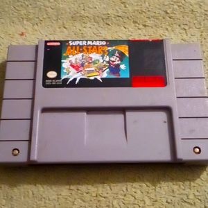 Super NINTENDO game super Mario all-star